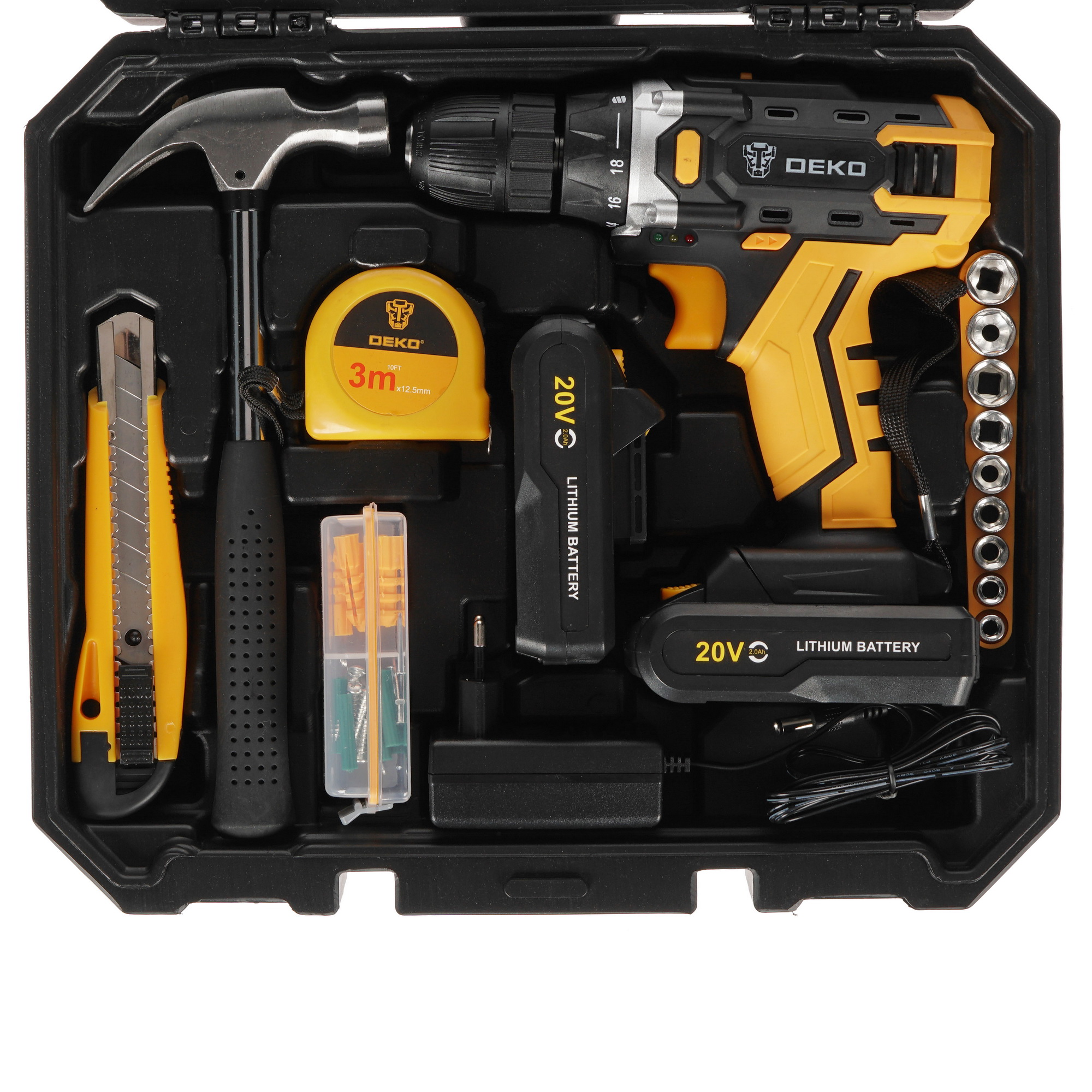 Дрель-шуруповерт DEKO DKCD20FU-Li 063-4135 5304490 STDN-0044934 - Вид №6