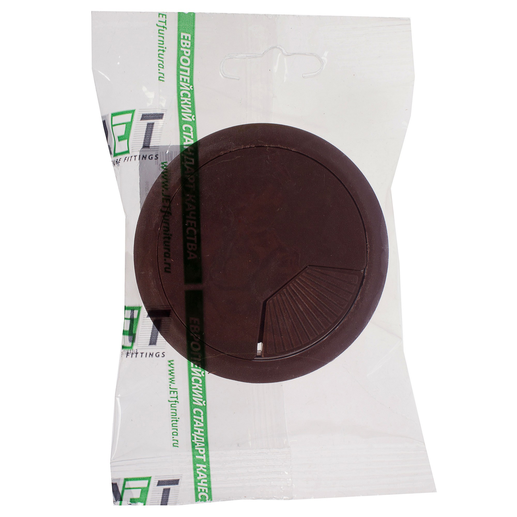 12596999 Заглушка кабель-канала d60 мм пластик цвет темно-коричневый STLM-0002260 JET  - Вид №1