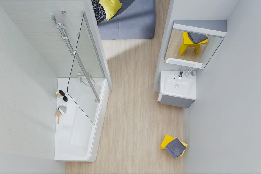 Зеркало 10° 550 L белый Ravak X000001070 - Вид №2