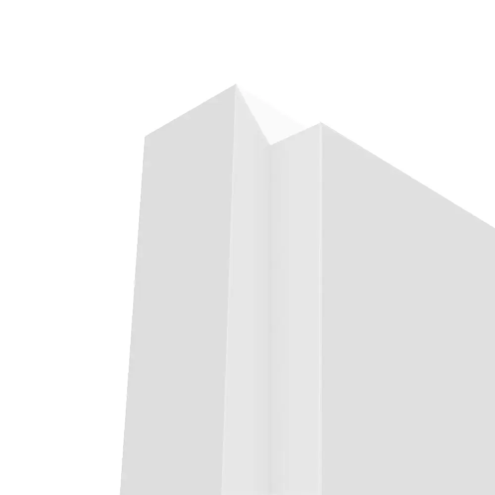 Дверь межкомнатная глухая Invisible 70x220 см левая цвет белый с замком VELLDORIS STLM-2041805 - Вид №4