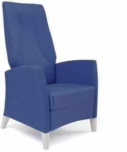 PIAVAL Кресло из ткани в современном стиле с высокими подлокотниками и подставкой для ног Fandango | health & care 79-62/3rp