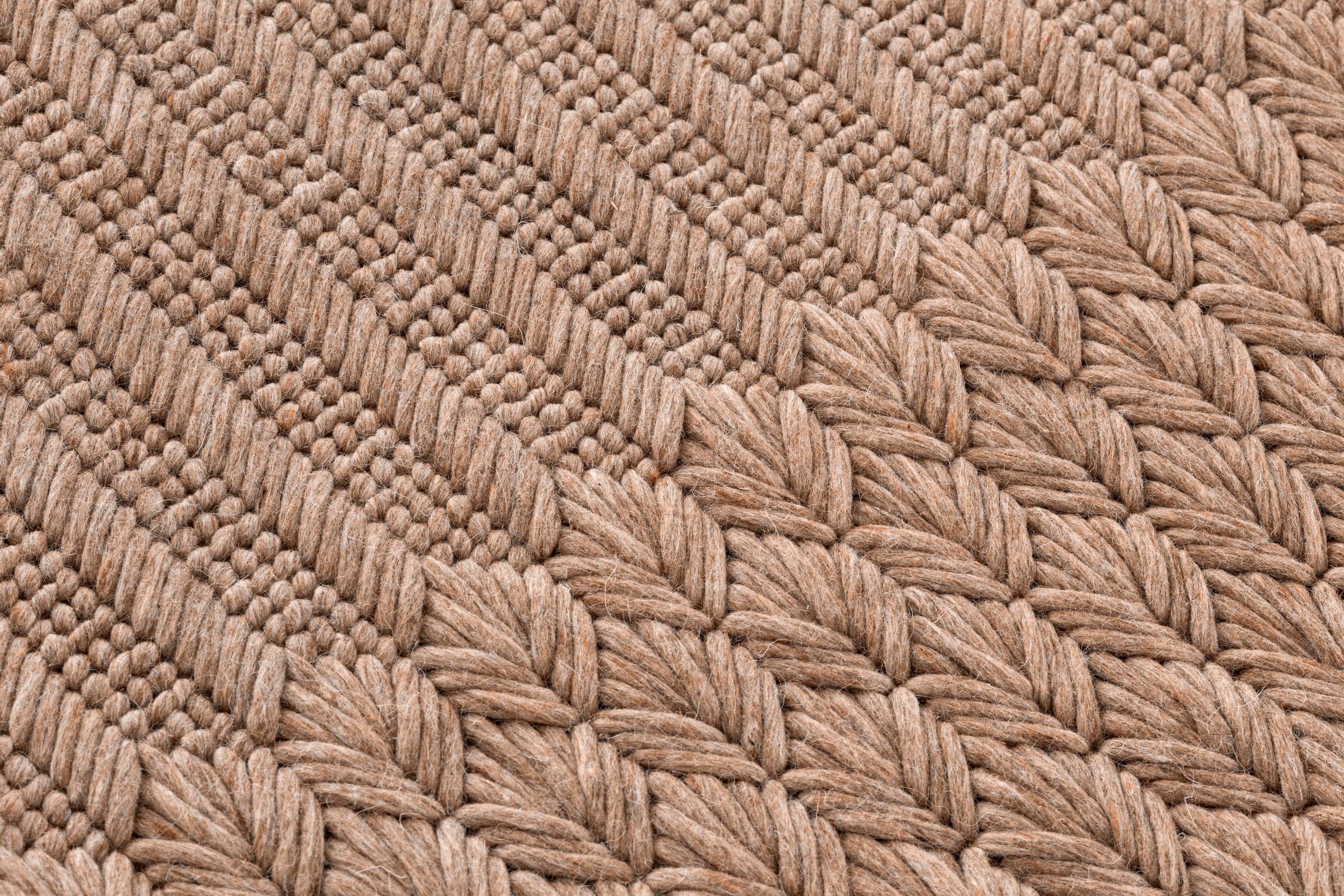 Шерстяной прямоугольный однотонный ковер GAN CHADDAR ARCH-00151932 - Вид №10