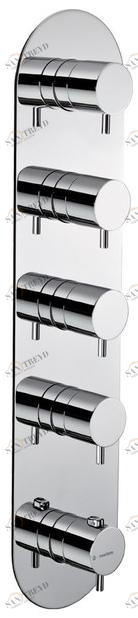 newform Термостатический смеситель для душа с тарелкой Termostatici multiutenza 4 uscite 67604e