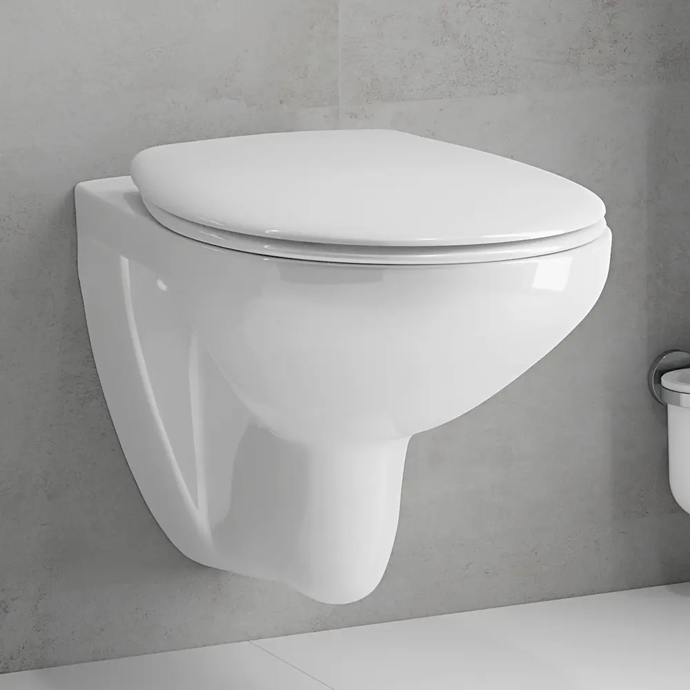 Комплект инсталляция Grohe Solido 5в1 39418000 с унитазом безободковым и кнопкой 81933256 STLM-2140308 - Вид №1
