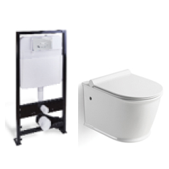 Подвесные унитазы SL-5009MB + SL-01 SANTILINE