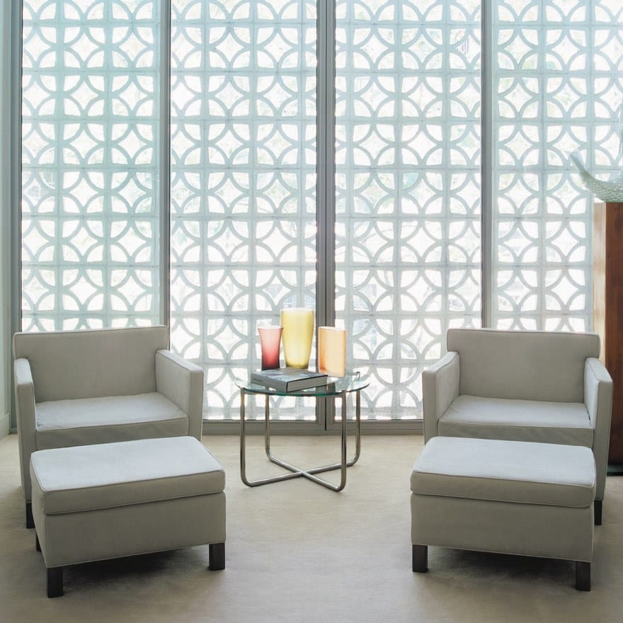 Круглый стол из стали и стекла Knoll MR ARCH-00007175 - Вид №1