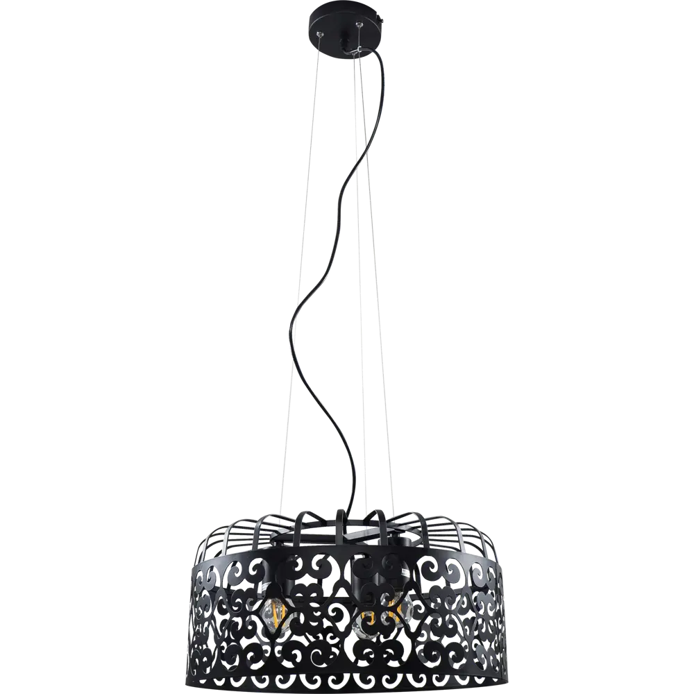 Светильник Marcia 3xE27x60 Вт, 40 см, цвет чёрный Toplight STLM-2206072