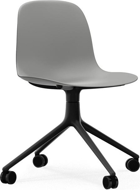 605006 Chair Swivel 4W Черный Алюминий / Серый Normann Copenhagen Form