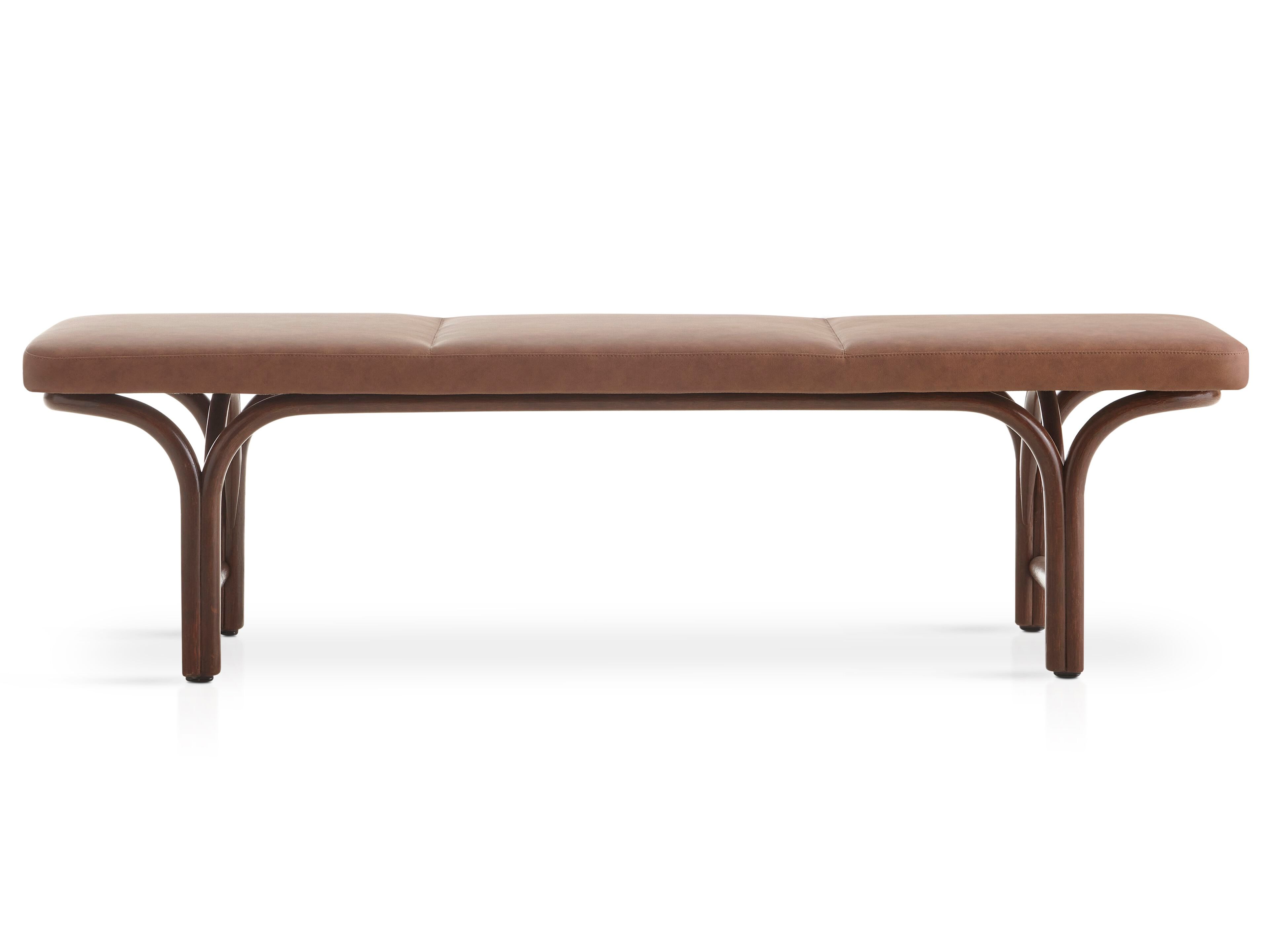 Скамейка из ротанга и кожи EXPORMIM 202 BENCH ARCH-00076616 - Вид №1