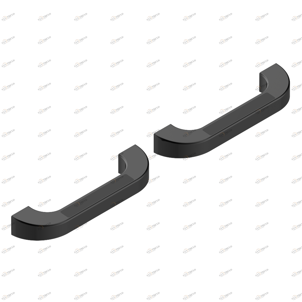 B16-BHGLS3P Pair of Bath handle, Glasgow black onyx Thg-paris Аксессуары Покрытие PVD бронза B16-BHGLS3P CAT.F