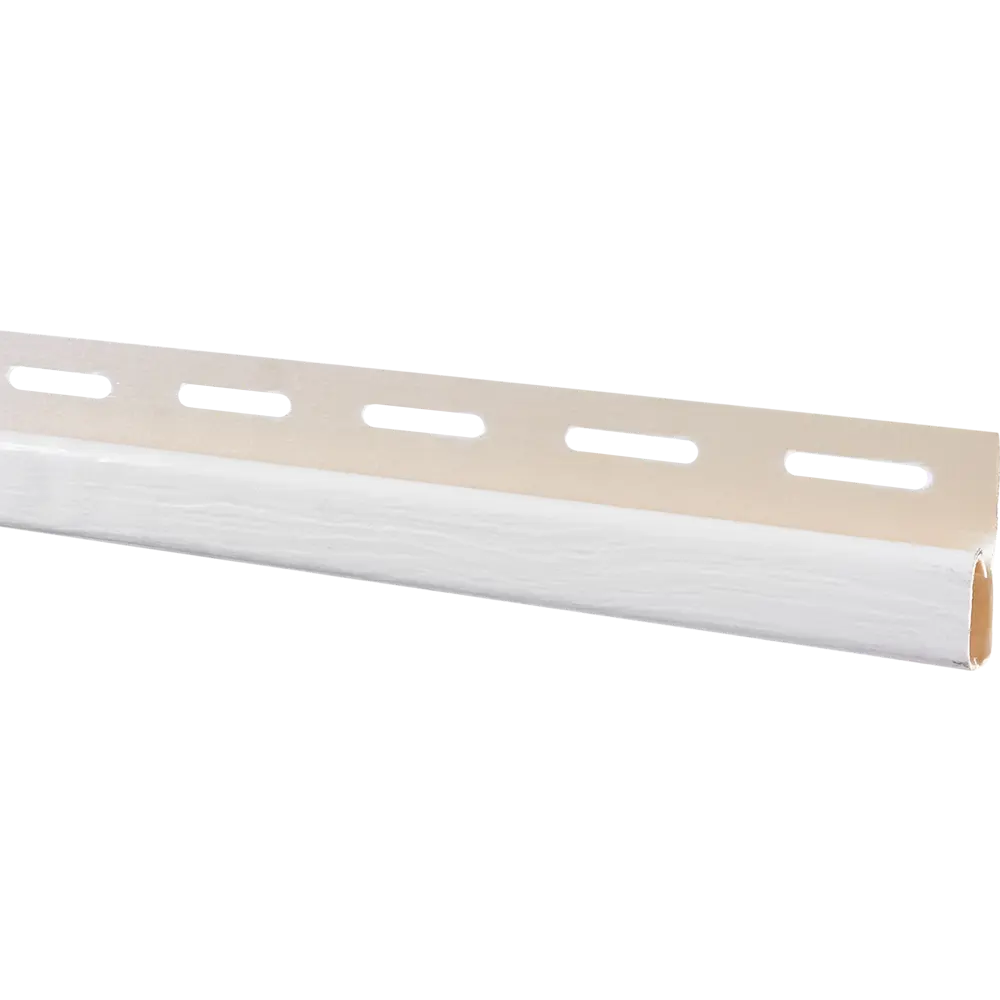 Финишная планка для фасадных панелей MONLID цвет белый 3 м STLM-2192556