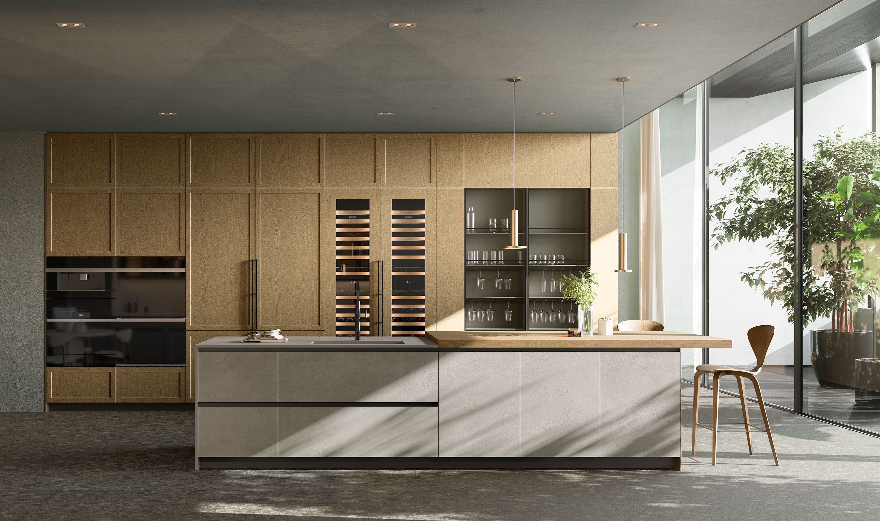 Кухня с островом Copatlife Life Projects ARCH-00043220 - Вид №6