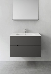 1390106 Шкаф Для Умывальника Sun Antracit 800 Hafa  Антрацитовый