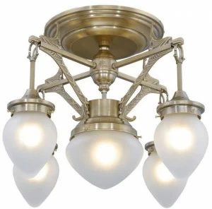 Patinas Lighting Потолочный светильник из латуни ручной работы Lisbon