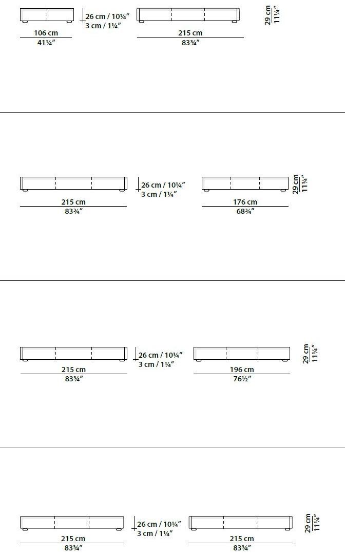BAXTER Кожаная кровать с мягким изголовьем sun-id-1348169 - Вид №4