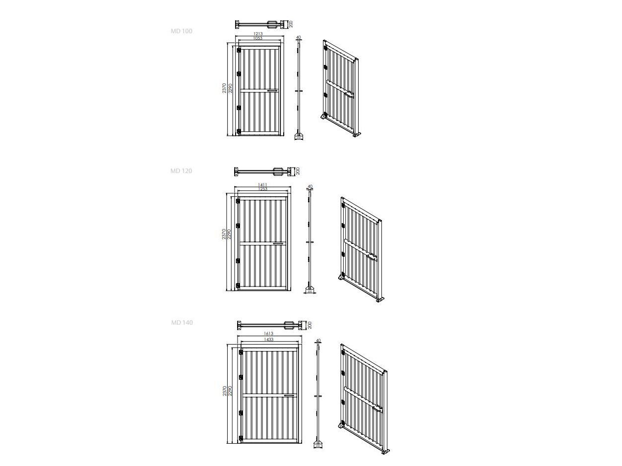 Турникет в полный рост ASSA ABLOY Entrance Systems ASSA ABLOY FT000 ARCH-00112640 - Вид №2