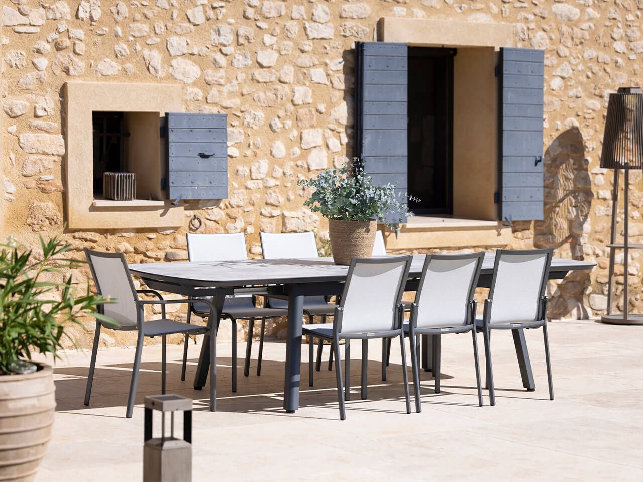 HPL выдвижной прямоугольный садовый стол Les Jardins® Копенгаген ARCH-00063478 - Вид №3