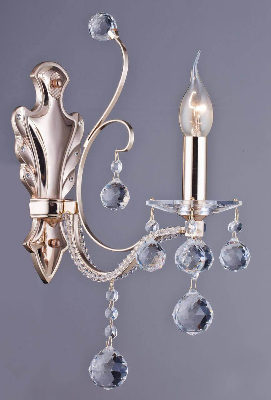 Бра настенное золотистое Freya Marlin FR1130-WL-01-G FREYA СВЕЧА 00-3928152 Золото  - Вид №2