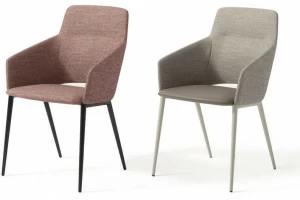 Zanotta Стул из ткани с высокой спинкой