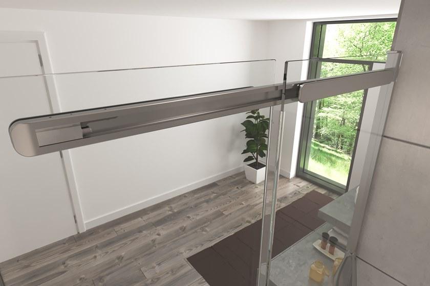 Flair Showers Раздвижная стеклянная дверь для душа Oro Orosa140rsc - Вид №1