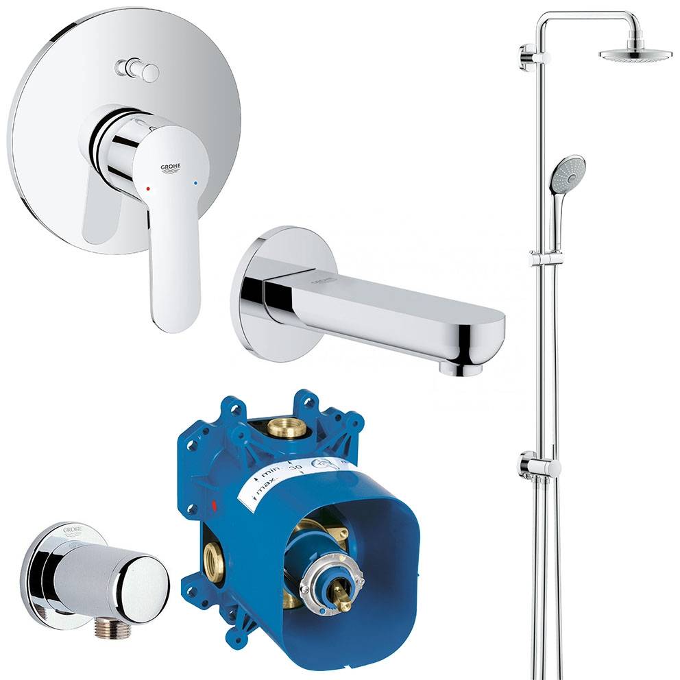 Готовый комплект для душа GROHE Eurostyle Cosmopolitan (NSB0055)