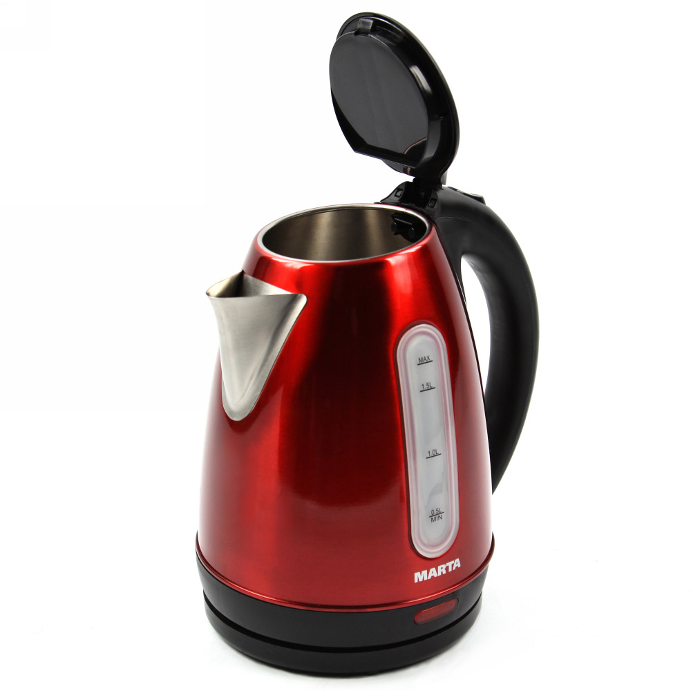 8166485 Электрочайник MARTA MT-1089 красный STDN-0113034 - Вид №3