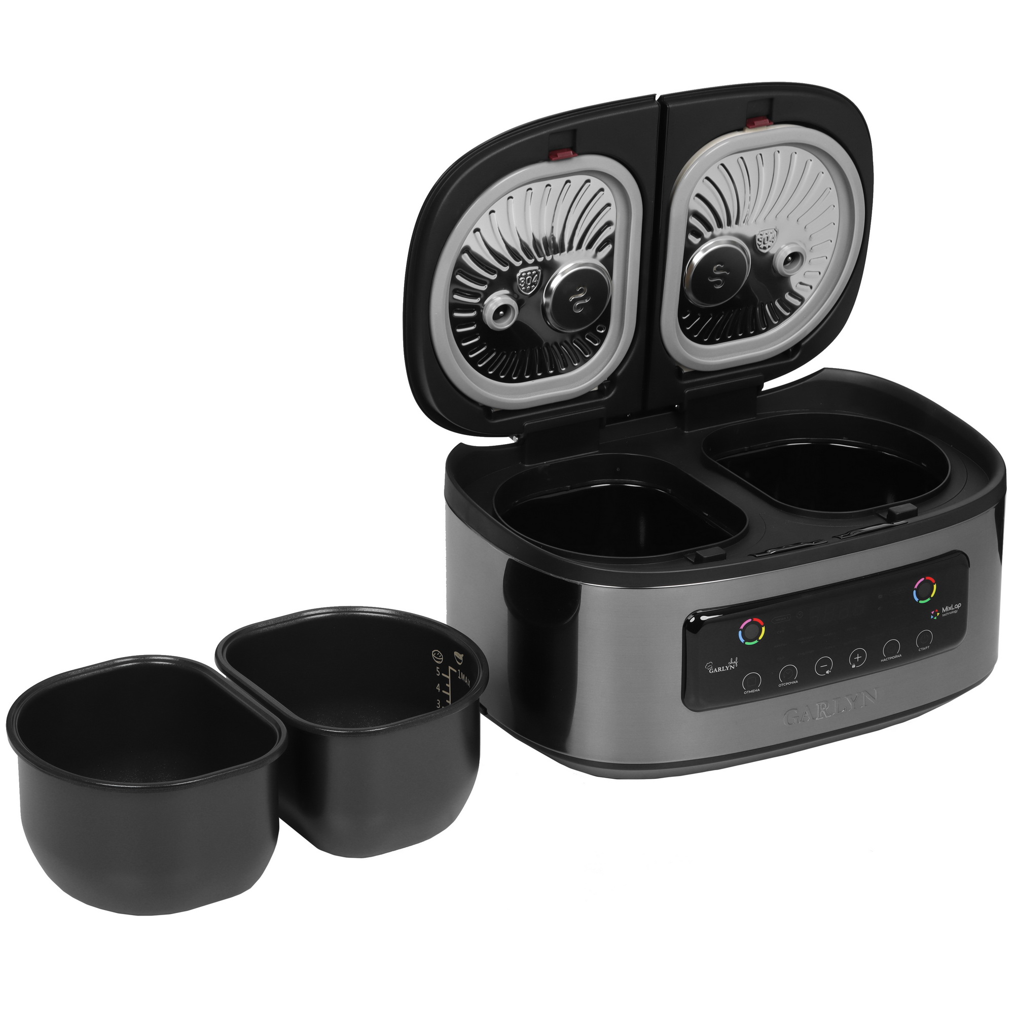 9009453 Мультиварка Garlyn MR-Duo 10 черный STDN-0099635 - Вид №5