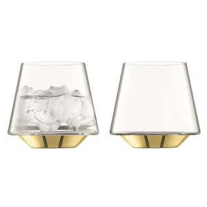 Набор бокалов для вина и воды space 430 мл золото, 2 штуки LSA INTERNATIONAL SPACE 00-3863223 Золото;прозрачный