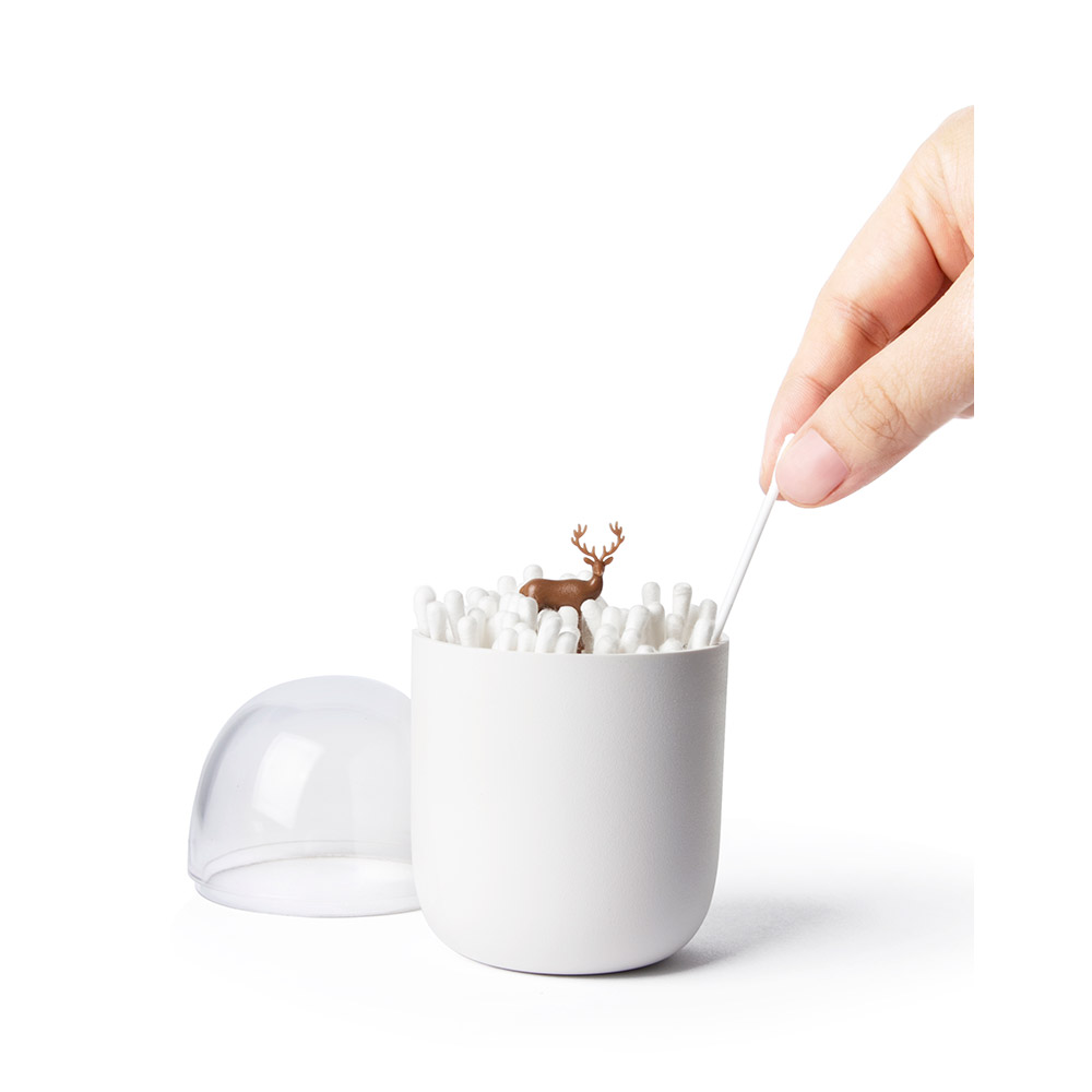 Контейнер для ватных палочек deeryard QUALY  253536 Белый  - Вид №2