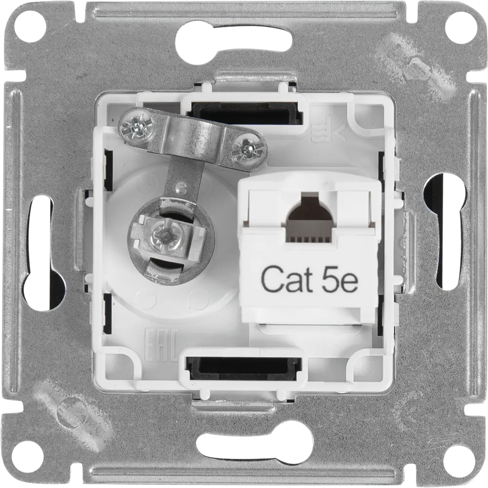 Schneider Electric Glossa — двойная розетка RJ45+TV для скрытого монтажа 84693605 STLM-0053749 - Вид №3