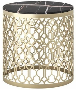 Capital Collection Круглый журнальный столик из металла Nuage