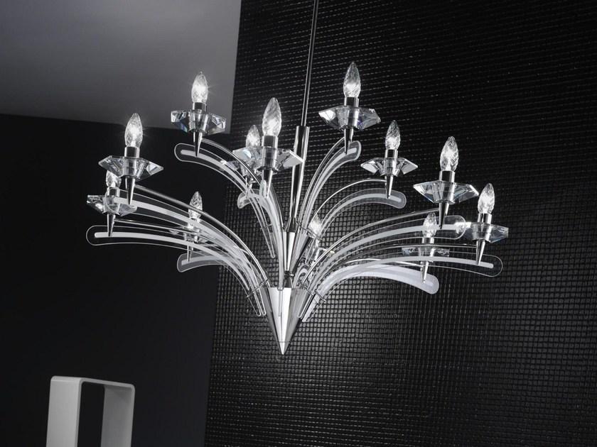 Metal Lux Люстра из стекла с трафаретной печатью Icaro 197.112-198.112 - Вид №1