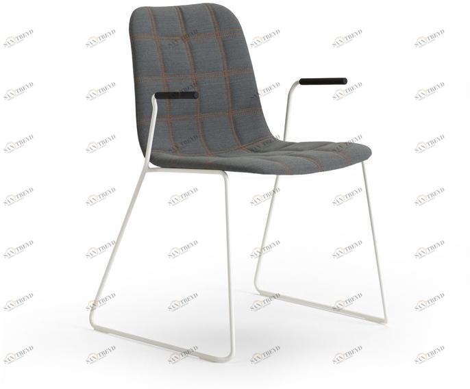 Offecct Стул-санки штабелируемый с подлокотниками Bop sun-id-1420199
