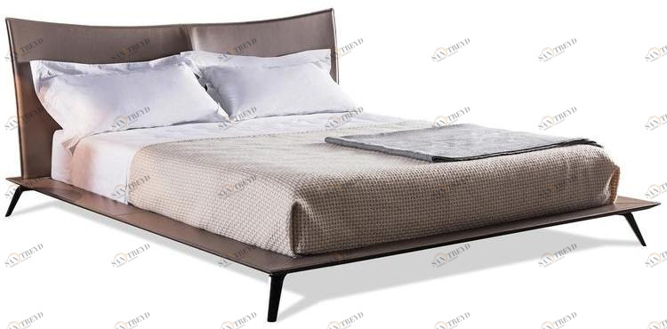 Vibieffe Двуспальная кровать с обитым кожей изголовьем sun-id-1416865