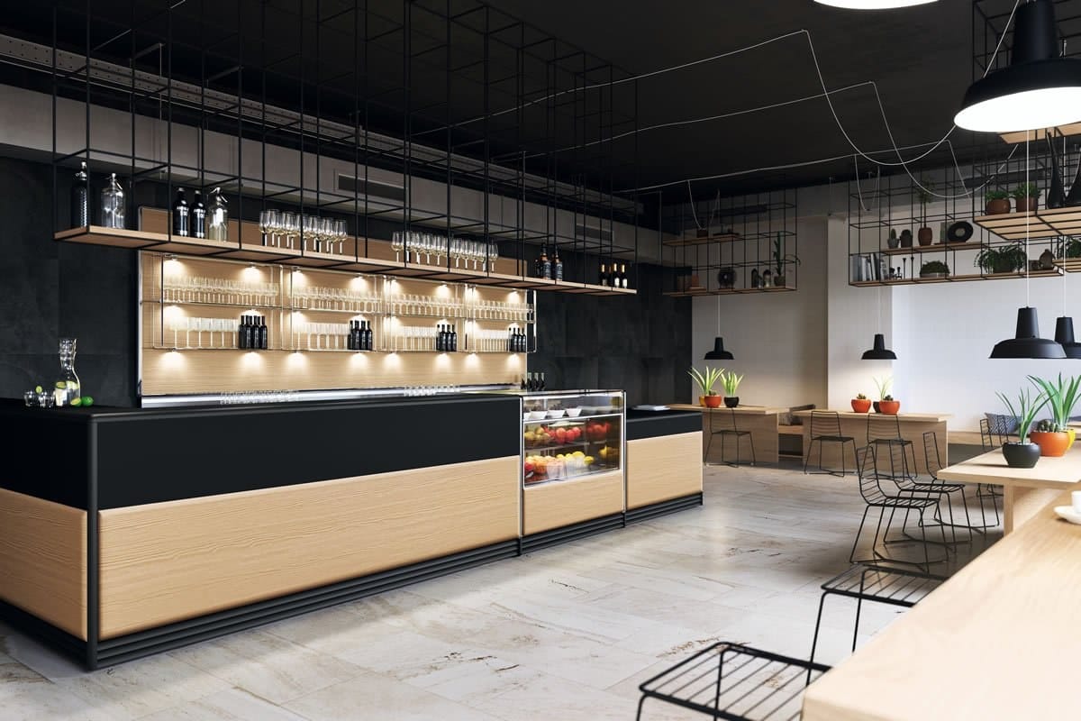 Деревянная барная стойка Frigomeccanica Next ARCH-00102318 - Вид №4