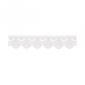 3072 Гипюр 30 мм в пакете белый Gamma