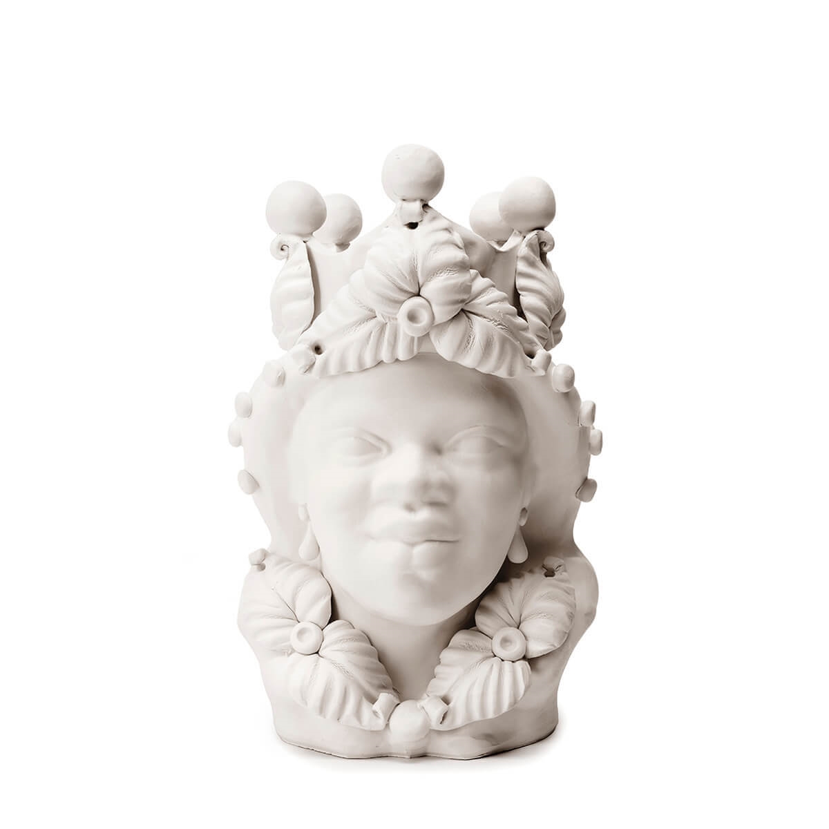 200943-WT ABHIKA ВАЗА МОРО ЛЕДИ ЕВА WHITE MATT 