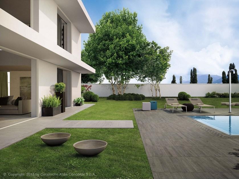 Atlas Concorde Наружный пол из керамогранита с имитацией дерева Axi sun-id-1444046 - Вид №4