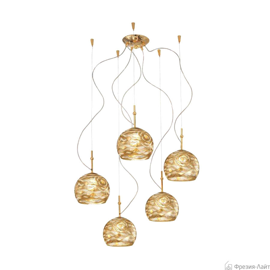 Kolarz 0392.35.3 Aq.CH люстра подвесная Luna 108934