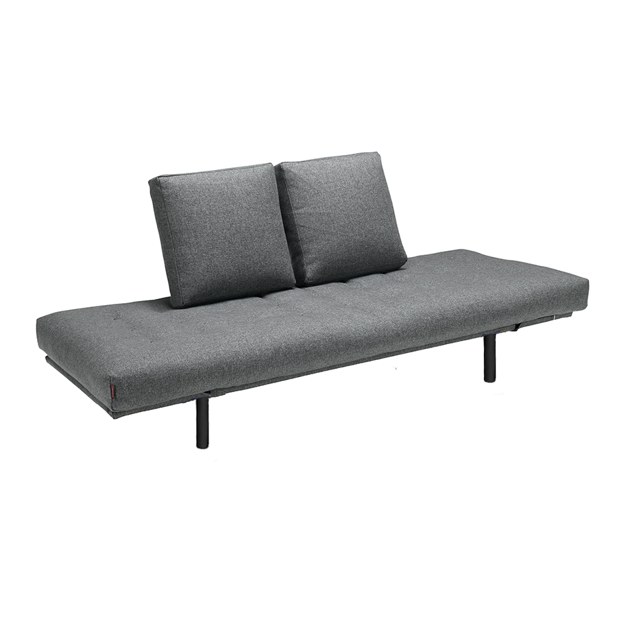 Кушетка Rollo с матрасом Rollo Classic Round и ящиком для белья чёрная Innovation Living ROLLO534 - Вид №1