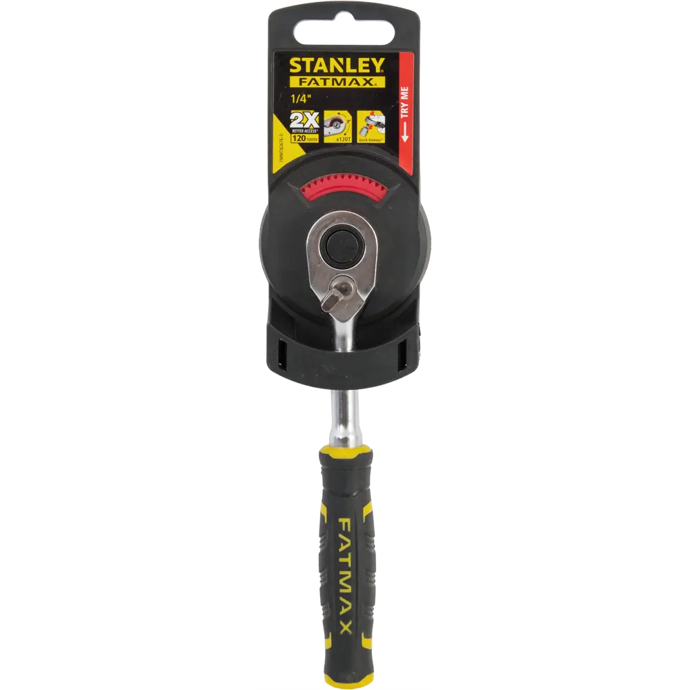 Ключ трещотка Stanley Fatmax FMMT82676-0 1/4 дюйма 260 мм 120 зубцов STLM-2041850 - Вид №3