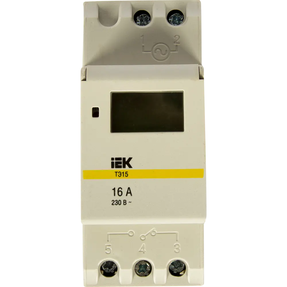 Таймер цифровой ТЭ15 на DIN-рейку, 16 А, 230 В Santreyd STLM-2047857 - Вид №1