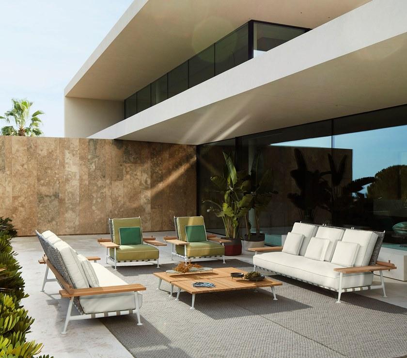 Cassina Садовый диван из ткани Fenc-e nature sun-id-1351392 - Вид №6