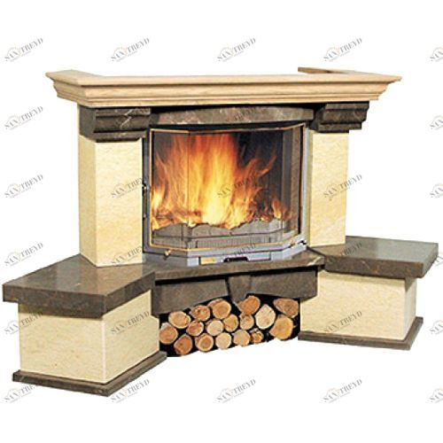 Каминная облицовка Bella Italia CAPRI угловая 1862