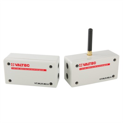 VT.WLR.M2.A Счетчик импульсов беспроводной Valtec 2-канальный, с возм. подкл. вн. антенны 