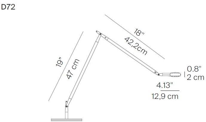 LUCEPLAN Регулируемая светодиодная настольная лампа из алюминия Otto watt sun-id-1453082 - Вид №7