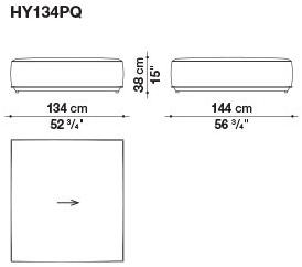 B&B Italia Outdoor Садовый диван из модульной ткани sun-id-1410409 - Вид №32