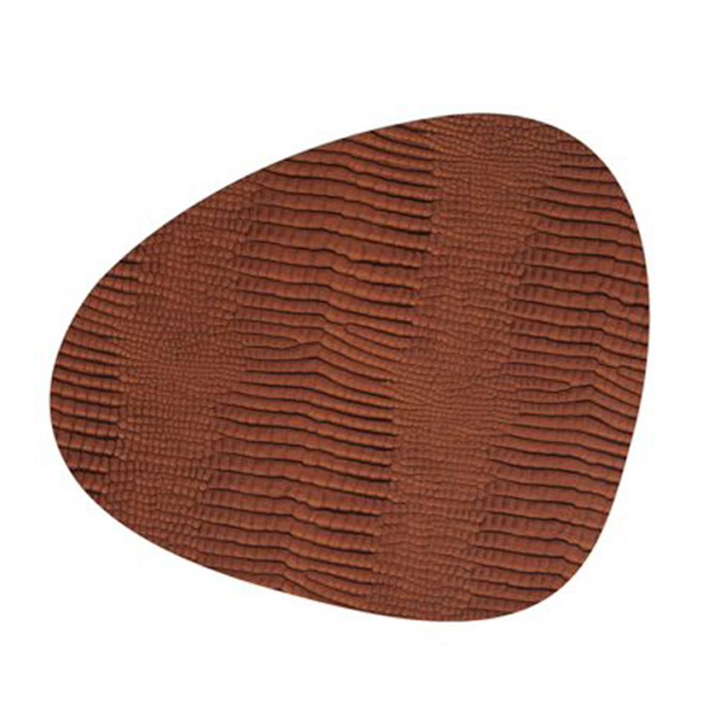 5711590002071 cognac подстановочная салфетка фигурная 37x44 см BLOOMINGVILLE CROCO Santreyd
