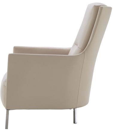 Ligne Roset Съемное кожаное кресло с подлокотниками Riga sun-id-1486015 - Вид №1