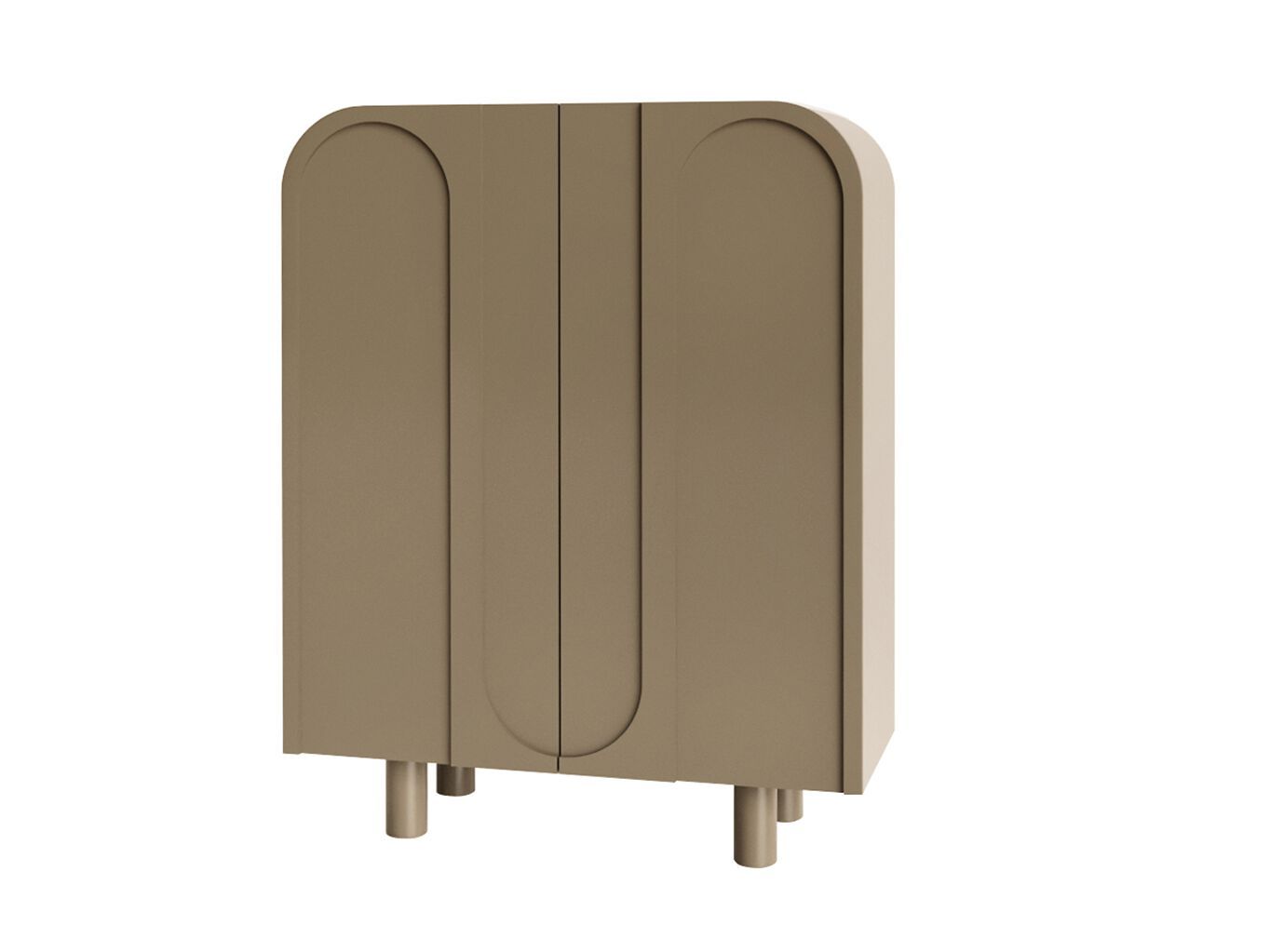 Деревянный шкаф с распашными дверцами ANA ROQUE INTERIORS ARCH-00121946 - Вид №1